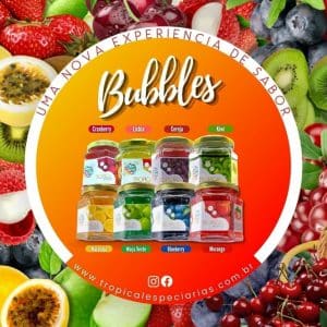 Tropical Bubbles lança linha de produtos especiais e exclusivos para drinks
