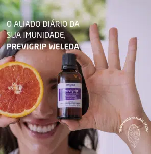 Weleda apresenta Previgrip Gotas. Prevenção de gripes e fortalecimento imunológico
