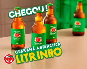 Ambev relança Guaraná Antarctica litrinho em garrafa de vidro retornável